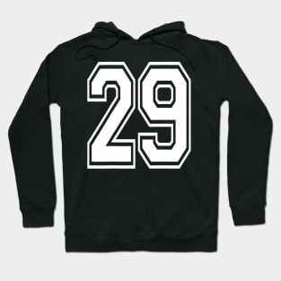 Number 29 Sports Player Number Hoodie